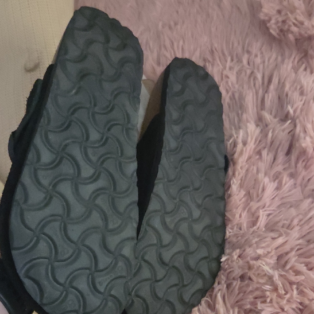 Birkenstock Betula Women's Black Suede Slip-On Clogs L5 36 - Picture 3 of 8